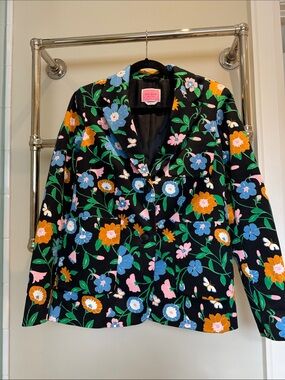 kate spade Floral Garden twill blazer